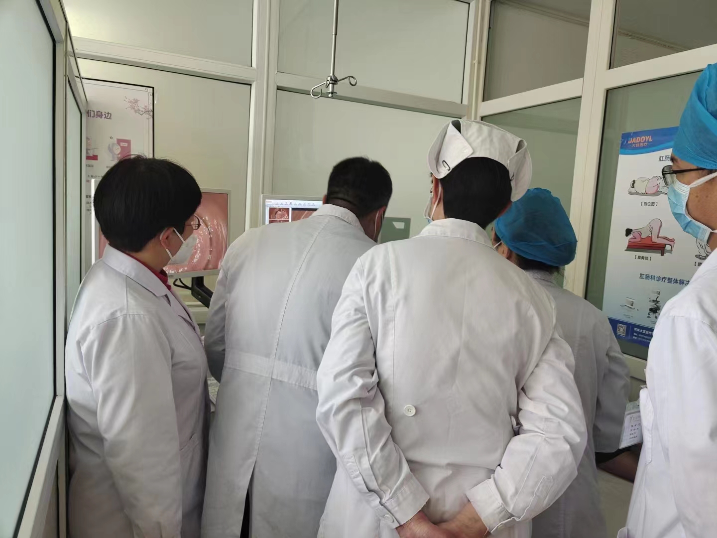【大豆醫療】云南省玉溪市某醫院電子直乙腸鏡檢查系統裝機培訓
